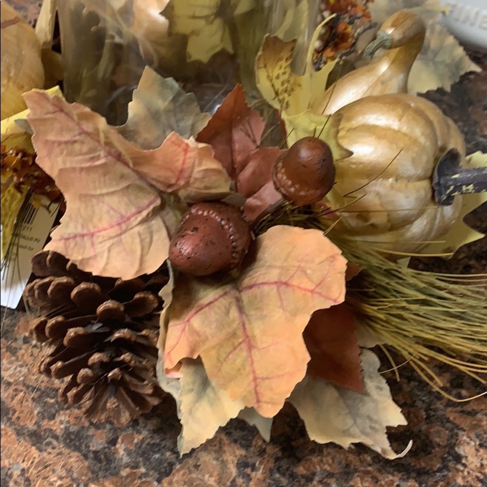 Harvest candle centerpiece